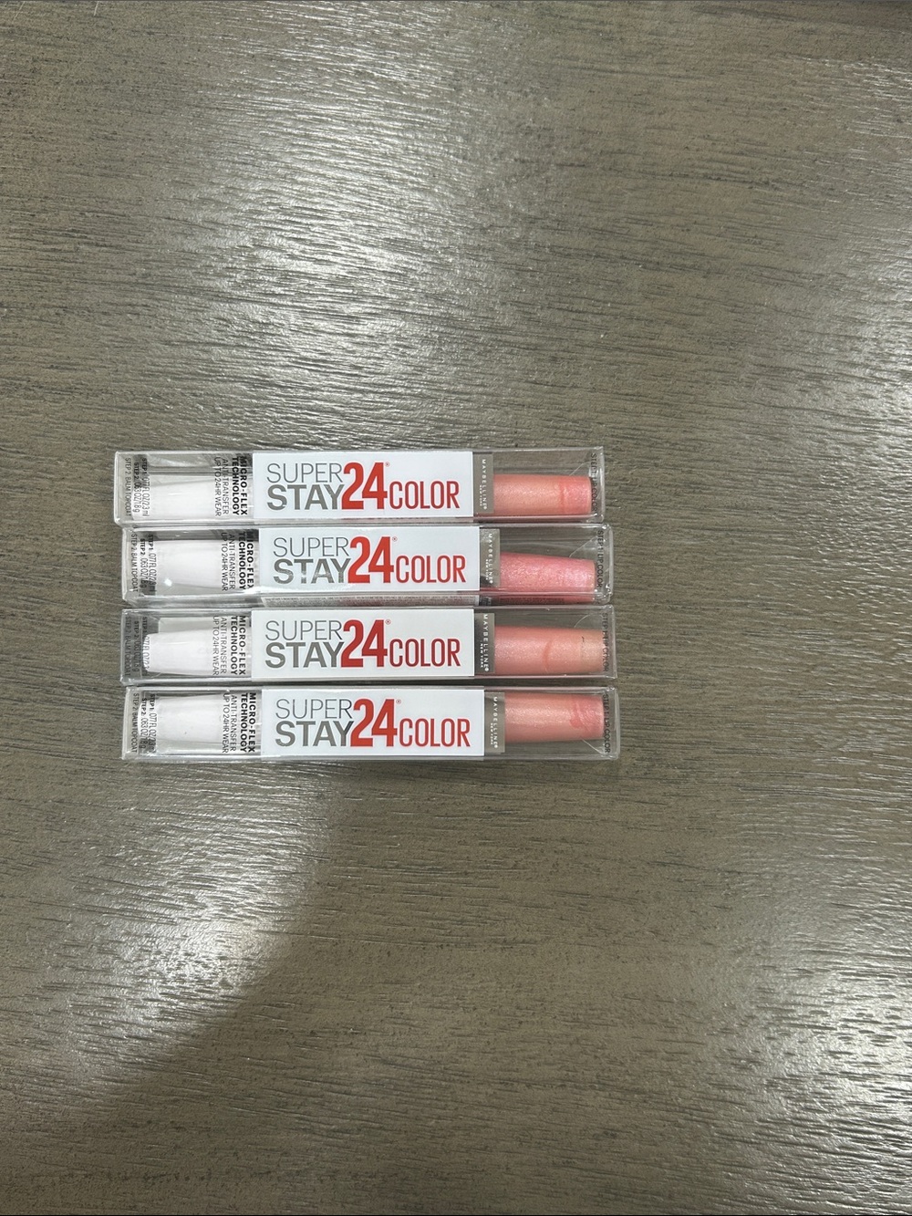 4X Maybelline SuperStay 24 Color longwear lipstick #110 so preal pink